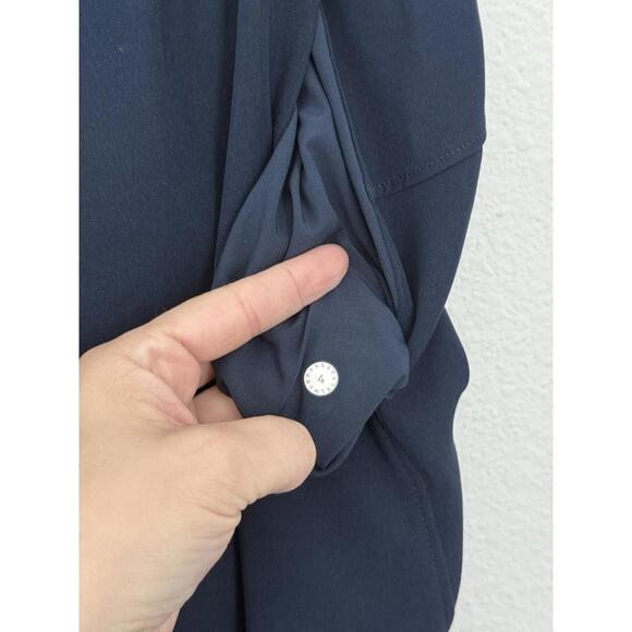 Lululemon On The Fly Pant Wide Leg 31" True Navy Athleisure Casual Pants Sz 4 - Picture 7 of 8